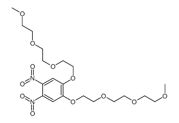 1,2-BIS{2-[2-(2-METHOXYETHOXY)ETHOXY]ETHOXY}-4,5-DINITROBENZENE结构式