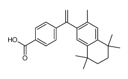 4-[1-(3,5,5,8,8-pentamethyl-5,6,7,8-tetrahydro-naphthalen-2-yl)-vinyl]-benzoic acid Structure