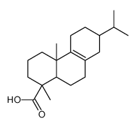 1,4a-dimethyl-7-propan-2-yl-2,3,4,5,6,7,8,9,10,10a-decahydrophenanthrene-1-carboxylic acid结构式