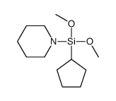 cyclopentyl-dimethoxy-piperidin-1-ylsilane Structure