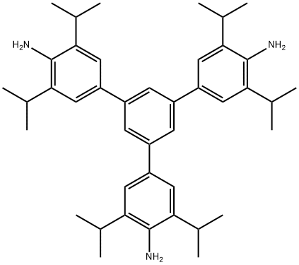 5'-(4-氨基-3,5-二异丙基苯基)-3,3'',5,5''-四异丙基-[1,1':3',1''-三苯基]-4,4''-二胺结构式