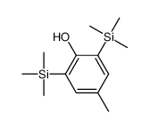 4-methyl-2,6-bis(trimethylsilyl)phenol Structure
