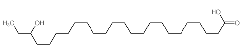 Tetracosanoic acid,22-hydroxy-结构式