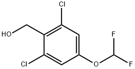 2,6-二氯-4-(二氟甲氧基)苄醇结构式