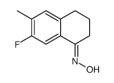 N-(7-fluoro-6-methyl-3,4-dihydro-2H-naphthalen-1-ylidene)hydroxylamine Structure