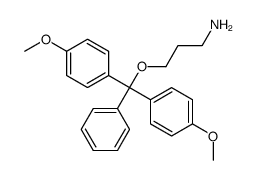 3-[bis(4-methoxyphenyl)-phenylmethoxy]propan-1-amine结构式