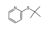 2-(tert-butylthio)pyridine structure