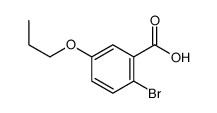 2-BROMO-5-N-PROPYLOXYBENZOIC ACID Structure