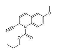 propyl 2-cyano-6-methoxy-2H-quinoline-1-carboxylate Structure
