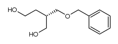 (S)-2-((benzyloxy)methyl)butane-1,4-diol结构式