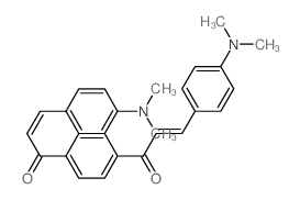 3-(4-dimethylaminophenyl)-1-[4-[3-(4-dimethylaminophenyl)prop-2-enoyl]phenyl]prop-2-en-1-one结构式