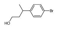 3-(4-bromophenyl)-1-butanol结构式