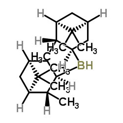 Bis(2,6,6-trimethylbicyclo[3.1.1]hept-3-yl)borane Structure