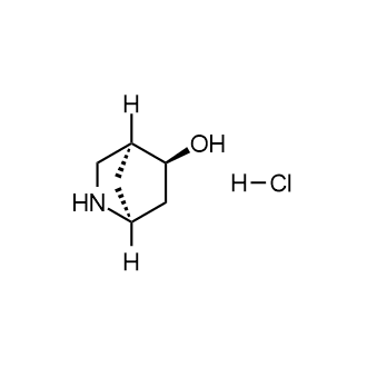 (1S,4S,5S)-2-氮杂双环[2.2.1]庚烷-5-醇盐酸盐结构式