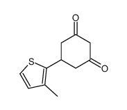 5-(3-methylthiophen-2-yl)cyclohexane-1,3-dione Structure