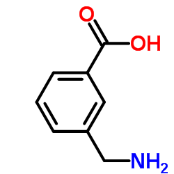 3-(氨甲基)苯甲酸结构式
