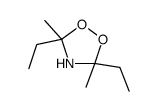 3,5-diethyl-3,5-dimethyl-1,2,4-dioxazolidine Structure