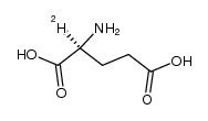 (2S)-[2-2H1]glutamic acid结构式