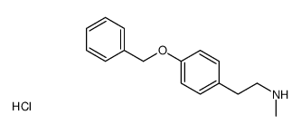O-Benzyl-N-methyltyramine hydrochloride Structure