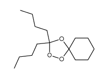 3,3-Dibutyl-1,2,4-trioxaspiro[5.4]decane结构式