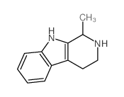 1H-Pyrido[3,4-b]indole,2,3,4,9-tetrahydro-1-methyl- Structure