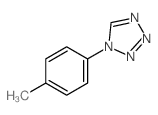 1H-Tetrazole,1-(4-methylphenyl)-结构式