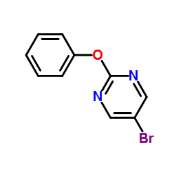 5-Bromo-2-phenoxypyrimidine Structure