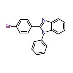 2-(4-溴苯基)-1-苯基-1H-苯并咪唑结构式