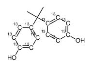 4-[2-(4-hydroxyphenyl)propan-2-yl]phenol结构式
