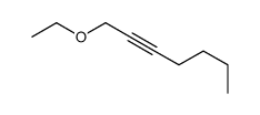 1-ethoxyhept-2-yne结构式