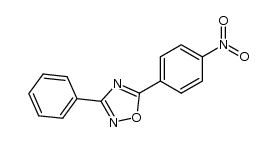 3-phenyl-5-(4'-nitrophenyl)-1,2,4-oxadiazole Structure