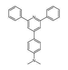 4-(2,6-二苯基-4-吡啶基)-N,N-二甲基苯胺结构式