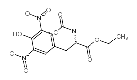乙酰-3,5-二硝基-L-酪氨酸乙酯结构式