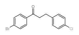 4'-BROMO-3-(4-CHLOROPHENYL)PROPIOPHENONE Structure