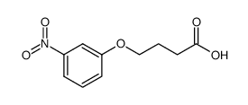 4-(3-nitrophenoxy)butanoic acid结构式