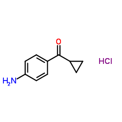 (4-氨基-苯基)-环丙基-甲酮盐酸盐结构式