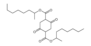 dioctan-2-yl 2,5-dioxocyclohexane-1,4-dicarboxylate结构式