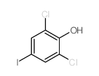 2,6-二氯-4-碘苯酚结构式