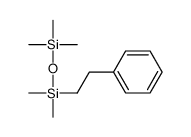 1,1,3,3,3-Pentamethyl-1-(2-phenylethyl)propanedisiloxane结构式