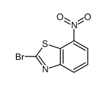 2-溴-7-硝基苯并[d]噻唑结构式