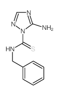 1H-1,2,4-Triazole-1-carbothioamide,5-amino-N-(phenylmethyl)-结构式