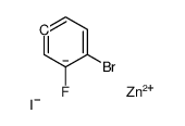 4-Bromo-3-fluorophenylzinc iodide solution Structure