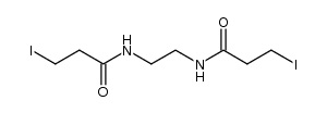 N,N'-(ethane-1,2-diyl)bis(3-iodopropanamide) Structure