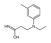 3-(N-ethyl-3-methylanilino)propanamide Structure