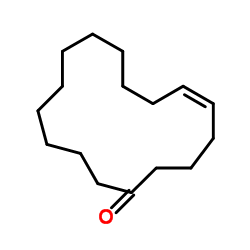 5-环十六烯-1-酮结构式