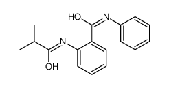 2-(2-methylpropanoylamino)-N-phenylbenzamide Structure