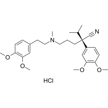 (R)-Verapamil hydrochloride Structure