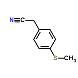 2-(4-(甲硫基)苯基)乙腈结构式
