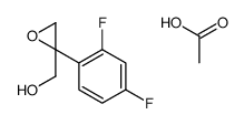 acetic acid,[2-(2,4-difluorophenyl)oxiran-2-yl]methanol结构式