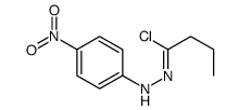 Butyryl chloride p-nitrophenylhydrazone结构式